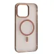 Чохол DULERO Metal Clear MagSafe Case for iPhone 15 Pro Gold mag-2000001635841143612