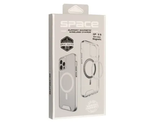 Чохол SPACE SLIM MagSafe Drop Protection ORIGINAL for iPhone 16 Pro Max Transparent mag-2000001636268144097