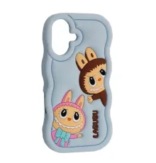 Чохол LABUBU Case for iPhone 16 Blue mag-2000001637081143845