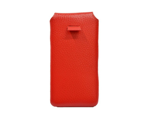 чохол витяжка шкіряний Grand КМ універсальна 5 (142*70*11мм) червоний mag-200000063170756369