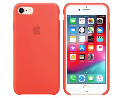 Чохол Silicone case for iPhone 7/8 (29) coral mag-200000089100212025