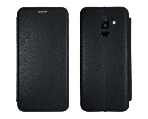 Чохол-книжка Level for Samsung A6 Plus 2018 Black mag-200000089248112136