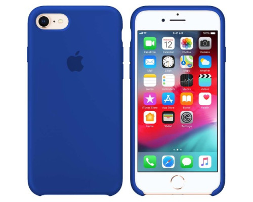 Чохол Silicone case for iPhone 7/8 (40) ultra blue mag-200000090630036412