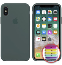 Чохол Silicone Case Full for iPhone XR (58) pine green mag-2000001085394141825