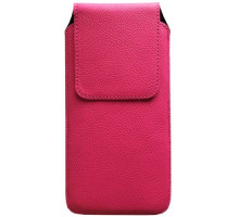 чохол витяжка шкіряний Grand КМ універсальна 6 (165*83*10мм) рожевий mag-2000001014950142801