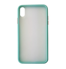 Чохол-бампер захисний Gingle Matte Case iPhone XS Max sky blue/red mag-20000011645018251