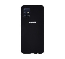 Чохол Silicone Case Full for Samsung A51 (A515) Black mag-20000011653558329