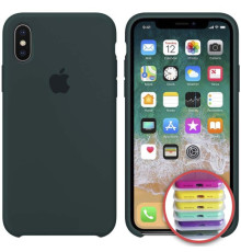Чохол Silicone Case Full Copy for iPhone XR (49) forest green mag-2000001139431141835