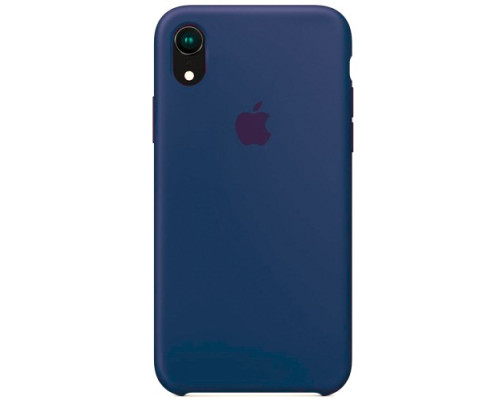 Чохол Silicone case for iPhone X/XS (63) deep navy mag-20000012545786235