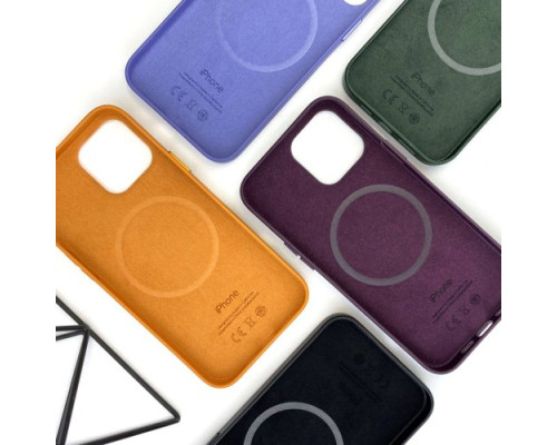 Чохол Leather Case with MagSafe for iPhone 12/12Pro Red mag-20000012582936514