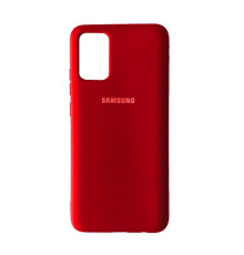 Чохол Silicone Case Full for Samsung A02S (A025) Red mag-200000127495814163