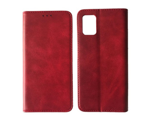 Чохол-книжка Black TPU Magnet for Samsung A02S (A025) Red mag-200000127881914513