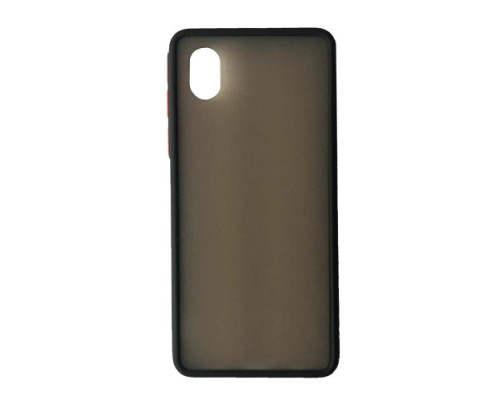 Чохол-бампер захисний Gingle Matte Case Samsung A01 Core (A013) black/red mag-20000012364514888