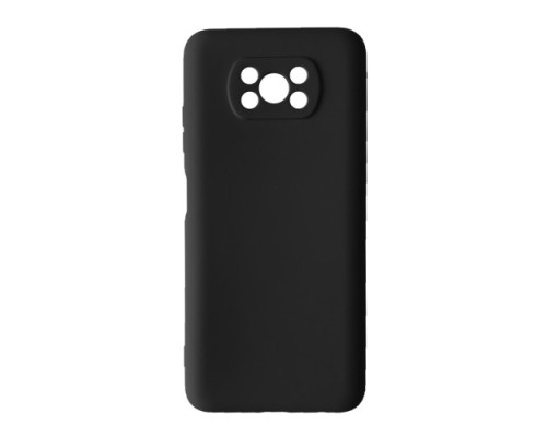 Чохол Silicone Case Camera (no logo) для Xiaomi Poco X3/X3 Pro black mag-2000001344484138755