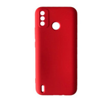 Чохол Silicone Case Camera (no logo) для Tecno Spark 6 Go red mag-2000001345061100601