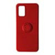 Чохол Ring Case для Samsung A02S (A025) Red mag-2000001366561101090