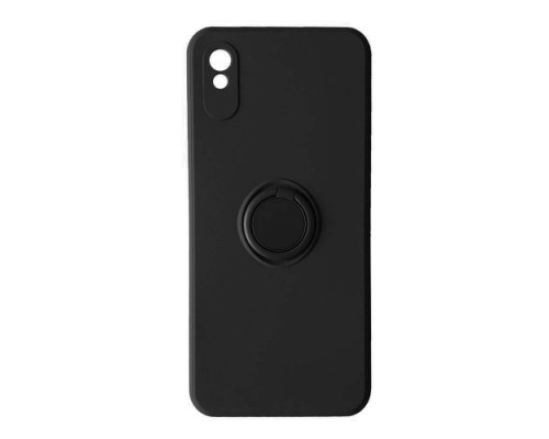 Чохол Ring Case для Xiaomi Redmi 9A Black mag-2000001367537101177
