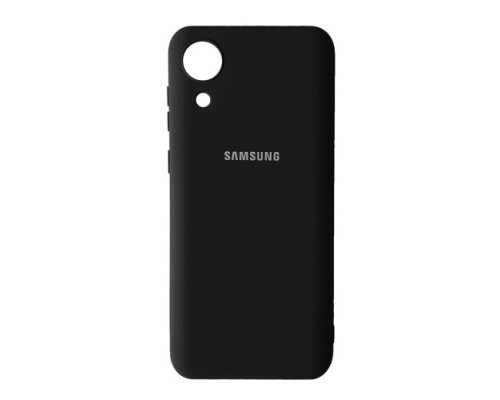 Чохол Silicone Case Full for Samsung A03 Core (A032) Black mag-200000137417740909