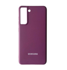 Чохол Silicone Case Full for Samsung S21 FE Grape mag-2000001389980140211