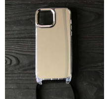 Чохол NEW ROPE MIROR CASE CAMERA FRAME for iPhone 14 Pro Black mag-200000144566231899