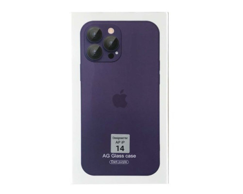Чохол AG GLASS MAGSAFE Case for iPhone 14 Navy blue mag-200000144632431964