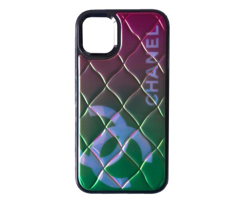 Чохол CHANEL Delux Edition for iPhone 13 Pro Max Green-pink mag-2000001448441103643