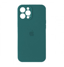 Silicone Case Full Camera Square side for iPhone 14 Pro Max Pine green mag-200000145772633107