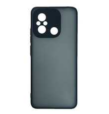 Чохол-бампер захисний Gingle Matte Case Xiaomi Redmi 12С black mag-200000147811034864