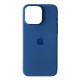 Чохол 1:1 Original Silicone Case with MagSafe for iPhone 15 Winter Blue mag-200000147907034954