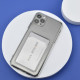 Чохол Silicone CARD CASE 1,5 mm for iPhone 12 Transparent mag-200000141344913236