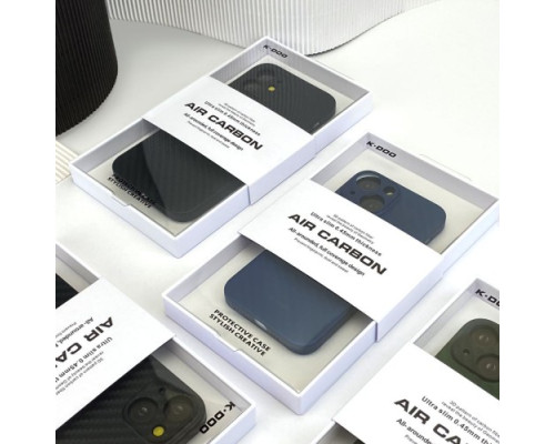 Чохол KZDOO Air Carbon for iPhone 14 Pro Max Black mag-2000001422892102853
