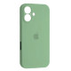 Чохол Silicone Case Full Camera Copy for iPhone 16 (68) fresh green mag-2000001547724133330