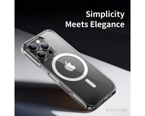 Чохол ROCK Crystal Series Protection Case with Magnetic for iPhone 16 Pro Transparent mag-2000001548356139234