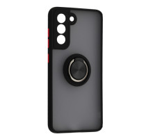Чохол Gingle Ring Case for Samsung S21 FE (SM-G990) Black mag-200000156058755793