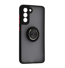 Чохол Gingle Ring Case for Samsung S21 FE (SM-G990) Black mag-200000156058755793