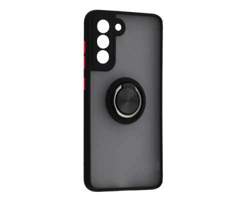 Чохол Gingle Ring Case for Samsung S21 FE (SM-G990) Black mag-200000156058755793
