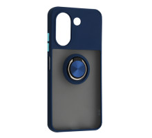 Чохол Gingle Ring Case for ZTE A54 Blue mag-200000156155355846