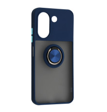 Чохол Gingle Ring Case for ZTE A54 Blue mag-200000156155355846