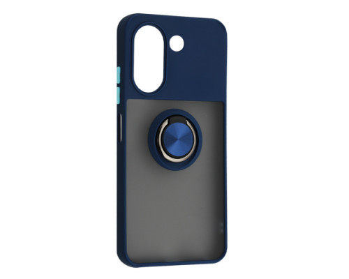 Чохол Gingle Ring Case for ZTE A54 Blue mag-200000156155355846