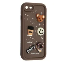 Чохол HAPPY Donut Case for iPhone 7/8 Brown mag-2000001561850143766