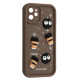 Чохол HAPPY Cookie Case for iPhone 12 Brown mag-2000001562185135233