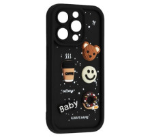 Чохол HAPPY Donut Case for iPhone 12 Pro Max Black mag-200000156232155547