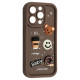 Чохол HAPPY Donut Case for iPhone 15 Pro Brown mag-2000001562819106648