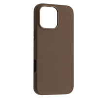 Чохол Leather Case with MagSafe for iPhone 16 Pro Max Stone Gray mag-200000157522256663