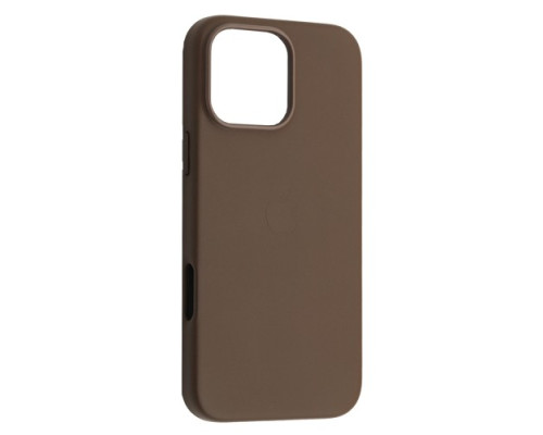 Чохол Leather Case with MagSafe for iPhone 16 Pro Max Stone Gray mag-200000157522256663