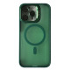 Чохол CASE PRO MATTE FORTABLE CAMERA LENS MAGSAFE for iPhone 11 Pro Max Dark green mag-2000001576779139533