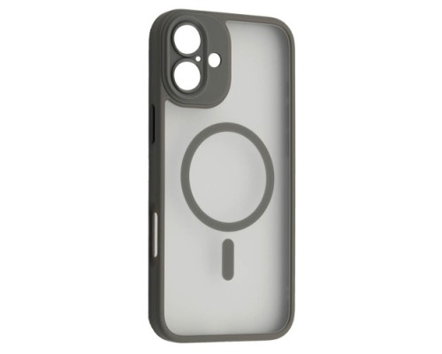 Чохол ROCK Guard Touch Series with Magnetic (Anti-drop Lens) for iPhone 16 Plus Grey mag-200000157682359060