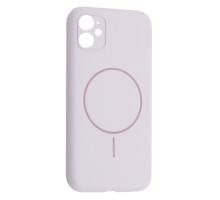 Чохол Silicone Case Full Camera Fine Ring MagSafe for iPhone 11 Purpule Lilac mag-200000158503061773