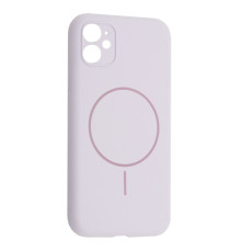 Чохол Silicone Case Full Camera Fine Ring MagSafe for iPhone 11 Purpule Lilac mag-200000158503061773