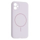 Чохол Silicone Case Full Camera Fine Ring MagSafe for iPhone 11 Purpule Lilac mag-200000158503061773